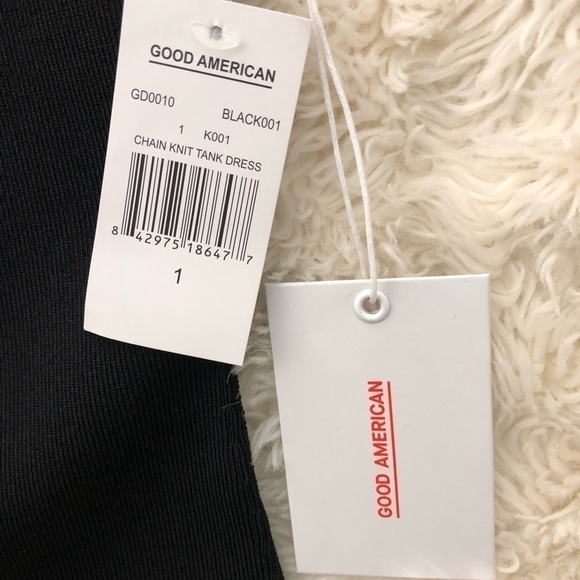 𝅺NWT Good American Chain knit tank dress - Picture 4 of 8